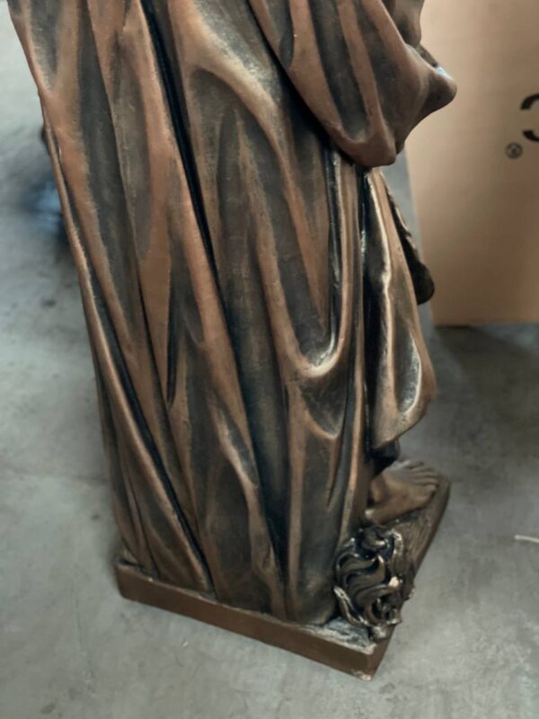 skulptura posejdona 127 sm. bronza 3