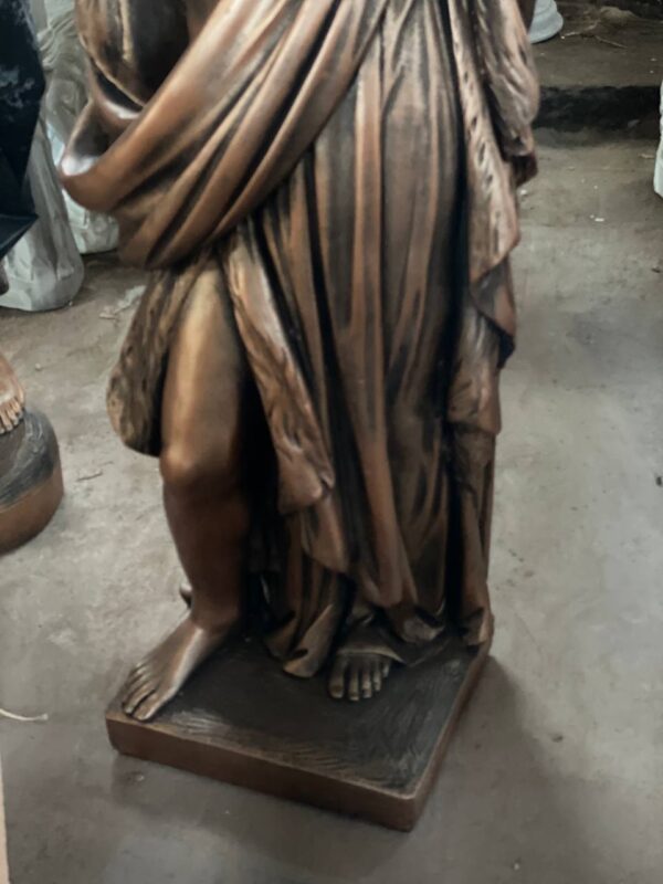 skulptura posejdona 127 sm. bronza 7