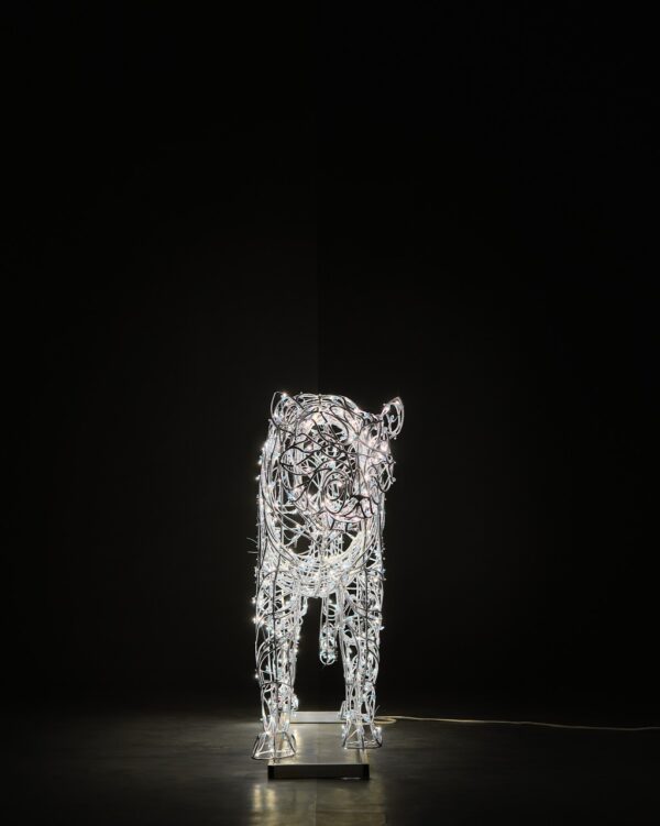 Alternative view of Световая фигура Тигр (100 см)